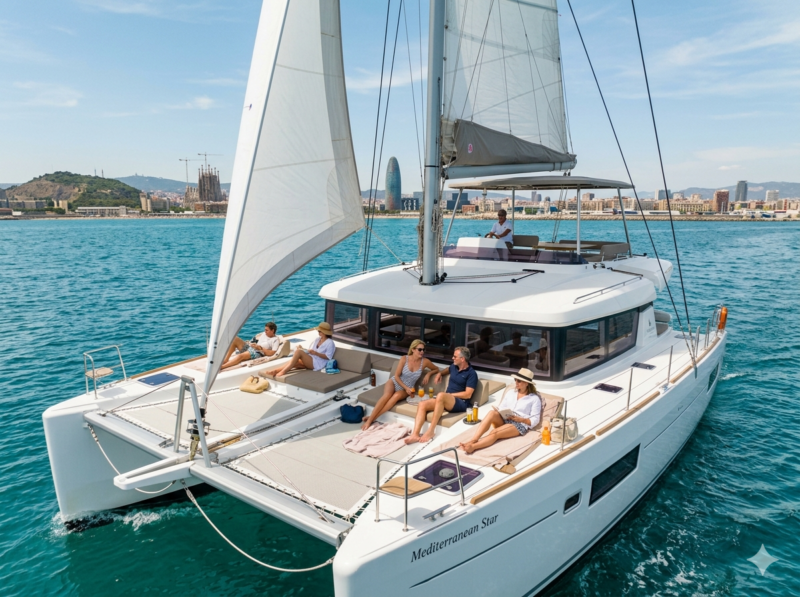 Expérience Méditerranéenne — Catamaran & Snorkeling à Barcelone