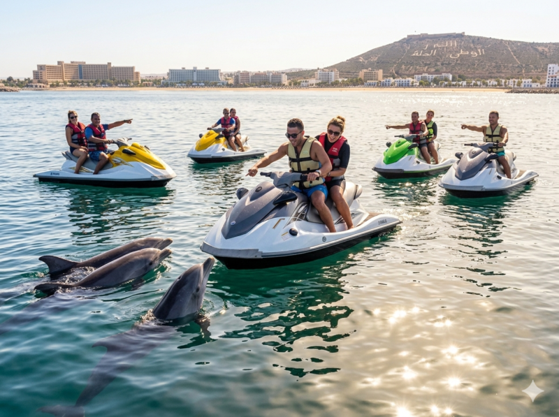 Aventure Océan Atlantique — Jet Ski & Détente à Agadir